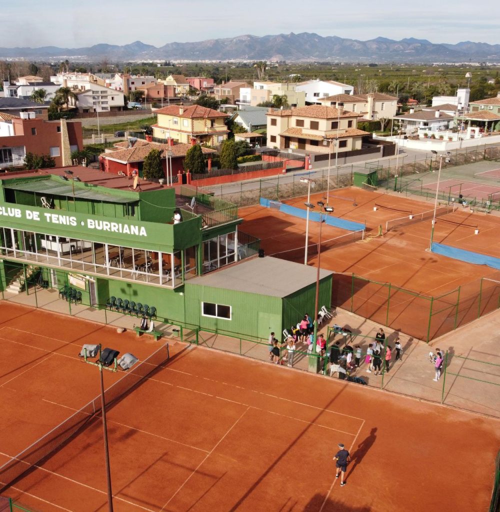 Vista aérea del Club de Tenis Burriana